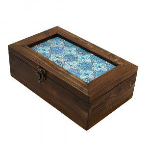 جعبه‌ چوبی ایرانی هفت رج